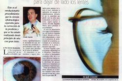  25 de Enero 2005 
 Periódico El Nacional. Keratoplastía Conductiva 
