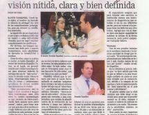   25 January 2005  
  Periódico Listín Diario. Instituto Espaillat Cabral asegura visión nítida, clara y bien definida 