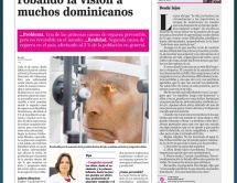  13 de Marzo 2023 
 El glaucoma le sigue robando la visión a muchos dominicanos 