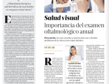 Leer noticia sobre:   19 January 2024  
 Importance of the annual ophthalmological examination. Daily List 
