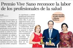   11 April 2018  
 Periódico El Día. Premio Vive Sano  