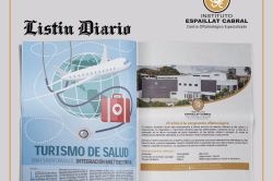   31 August 2018  
  Sección especial Turismo de Salud.  Listín Diario 