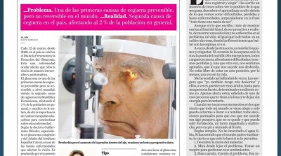 El glaucoma le sigue robando la visión a muchos dominicanos. Periódico El Día