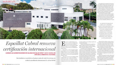 Espaillat Cabral renueva certificación internacional. Ritmo Social